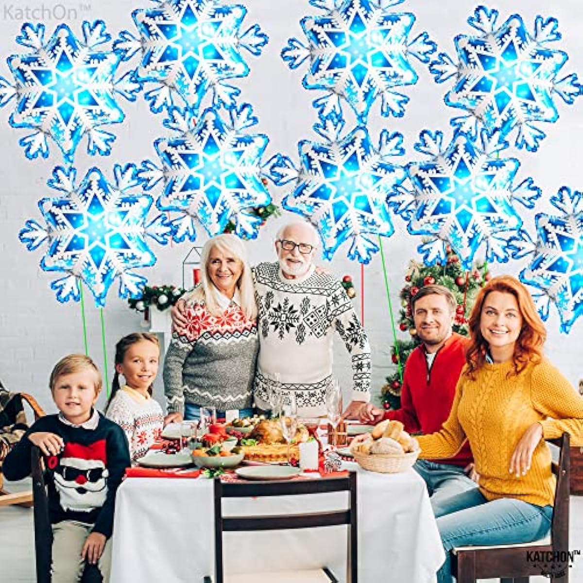 Artic ice foil balloon set