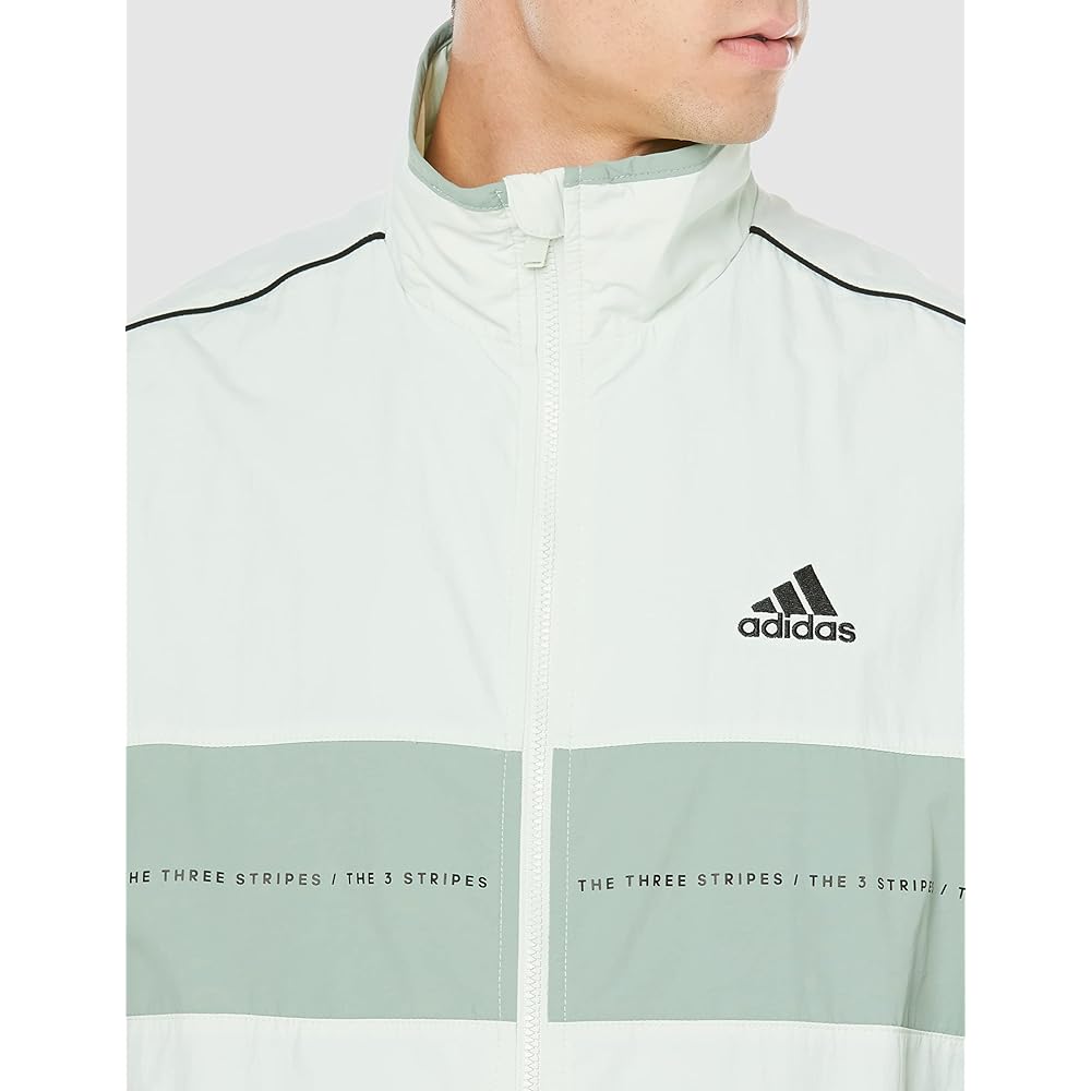 [Adidas] Jersey Top Oversized Fit Woven Jacket BUK39 Men's