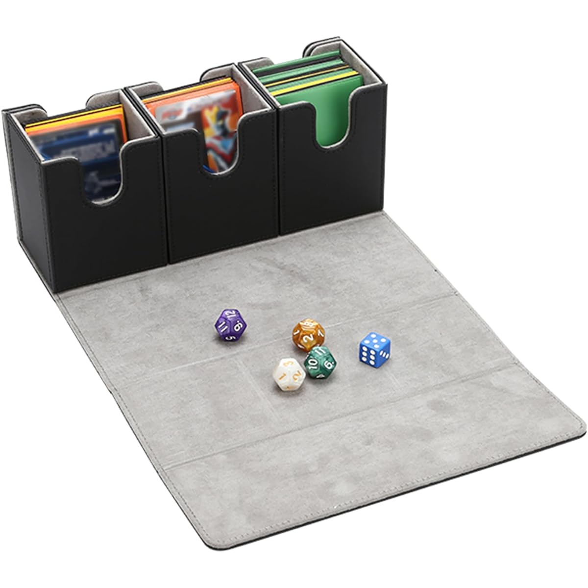FOTEEMO Card Deck Box 3 Black Grey