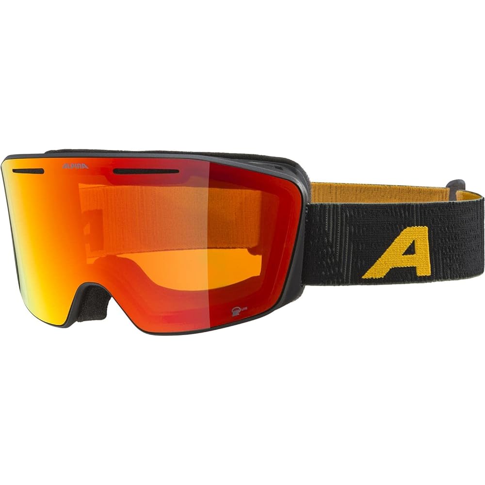 [Alpina] Ski Snowboard Goggles Unisex High Contrast Mirror Lens Glasses Can Be Used NENDAZ Q-LITE