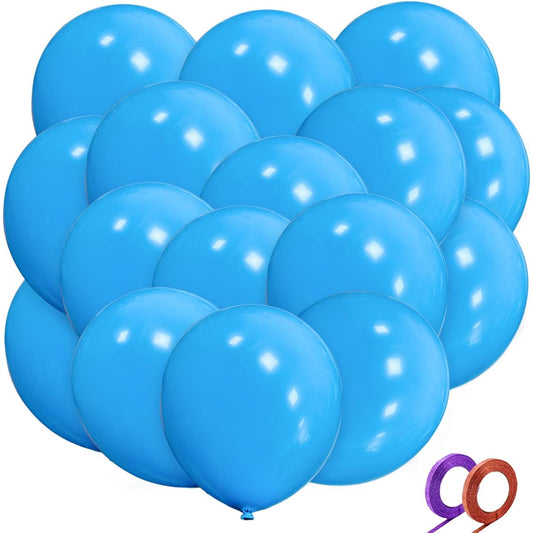 32 large 18 inch balloons (light blue)