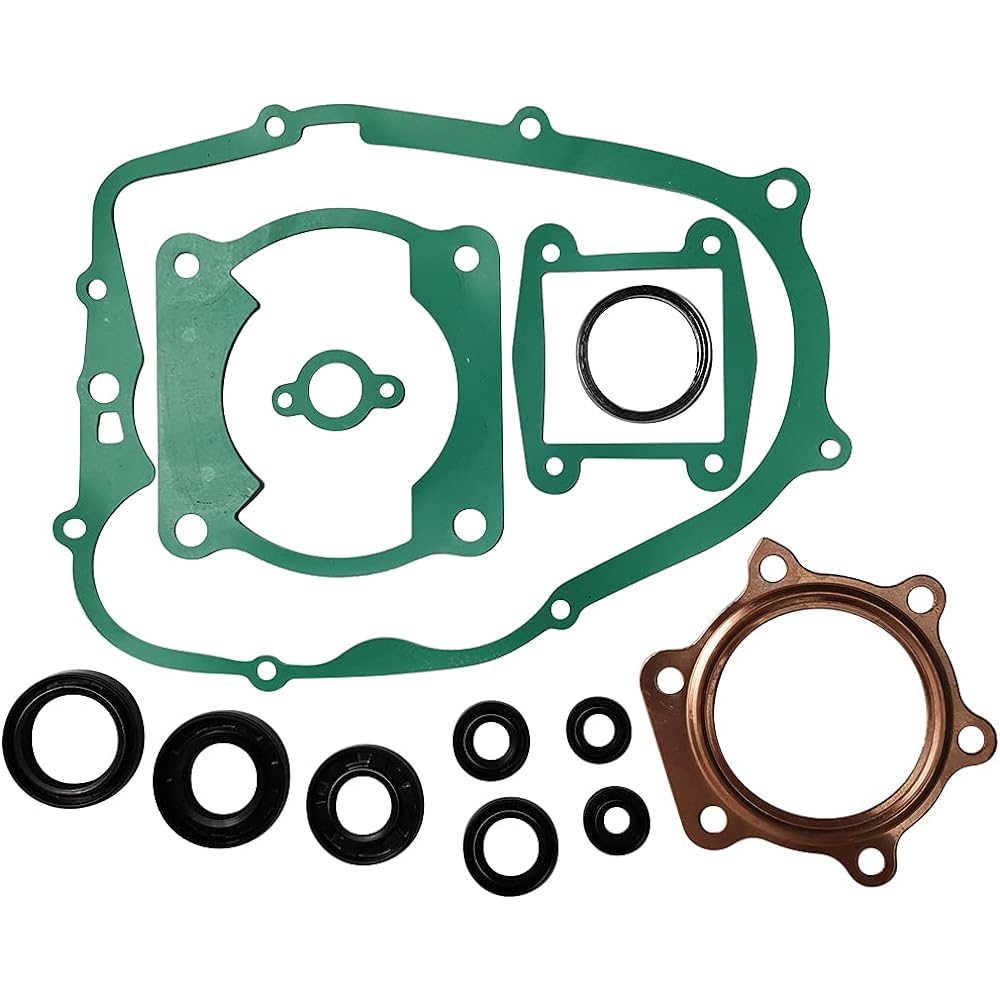 JINFANNIBI Complete Clutch Kit Heavy Duty Spring and Complete Gasket Kit Top Bottom End Set for Yamaha Blaster 200 YFS200 1988-2006