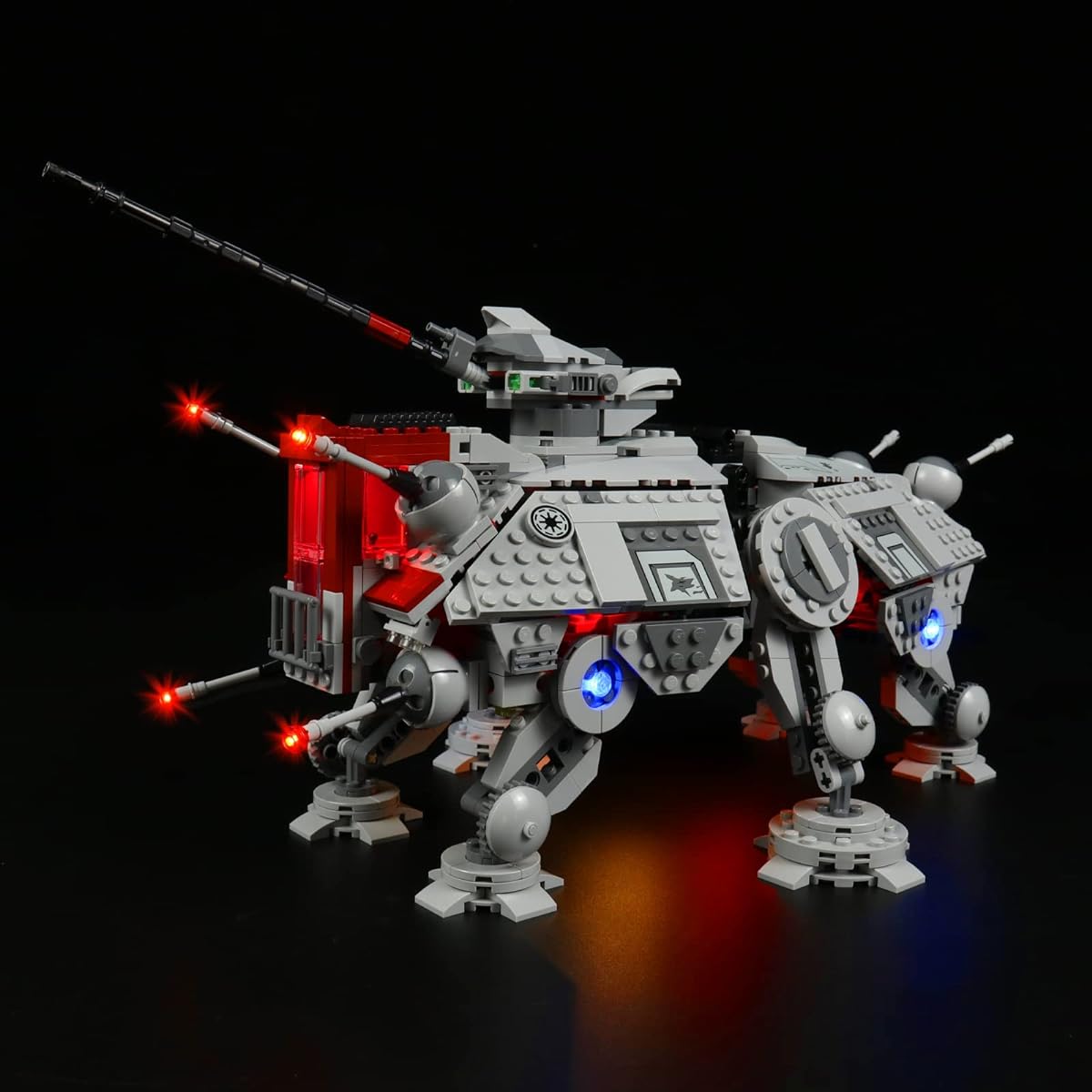 VONADO LED Light Kit for Lego at-TE Walker 75337 (No Model) Decorative Lighting Kit Compatible with Lego 75337 Bricks Creative DIY Light Kit (Voice Control Version)
