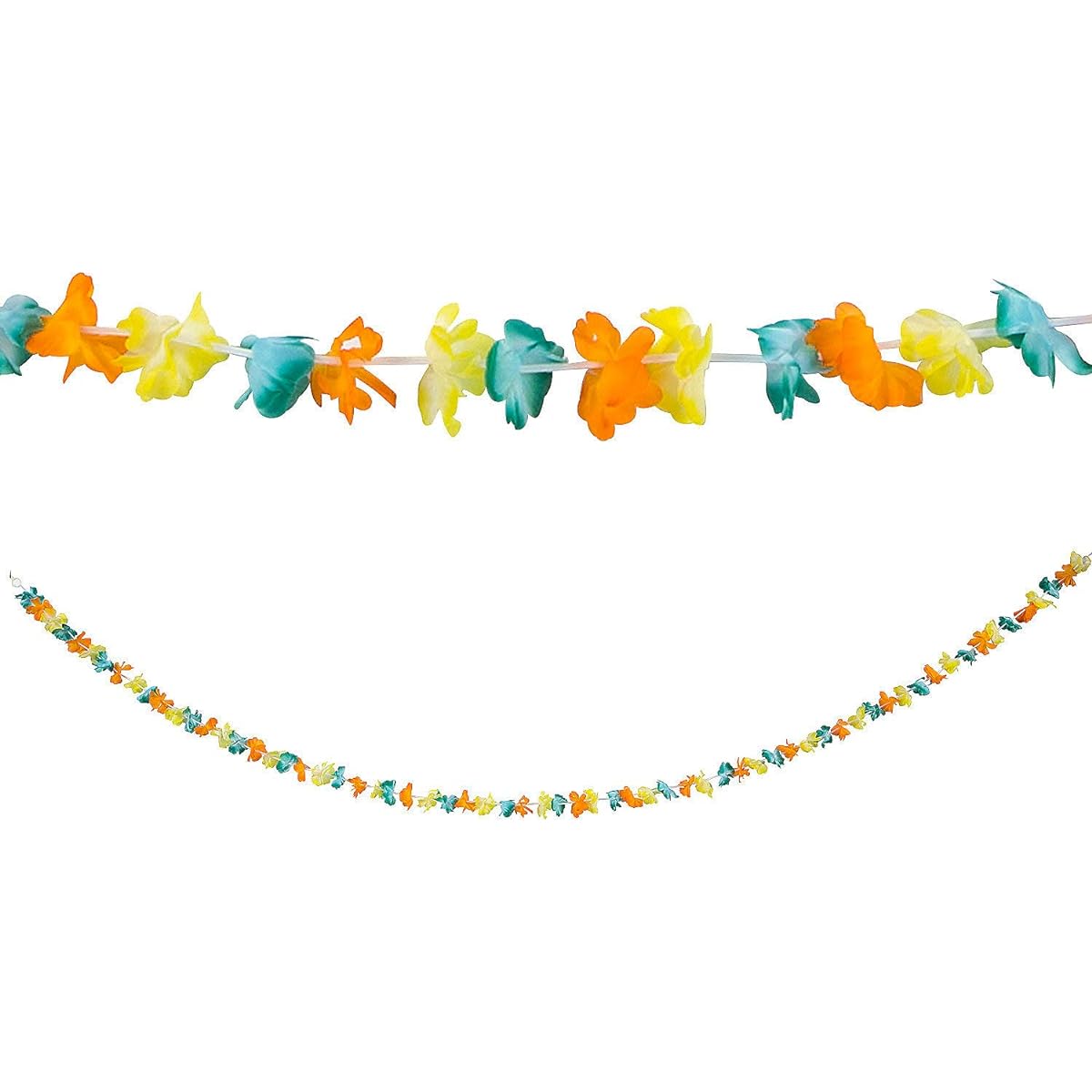 Fun Express Hibiscus Wave Hanging Garland Party Decorations Hanging Decorations Garland Party 1 Piece