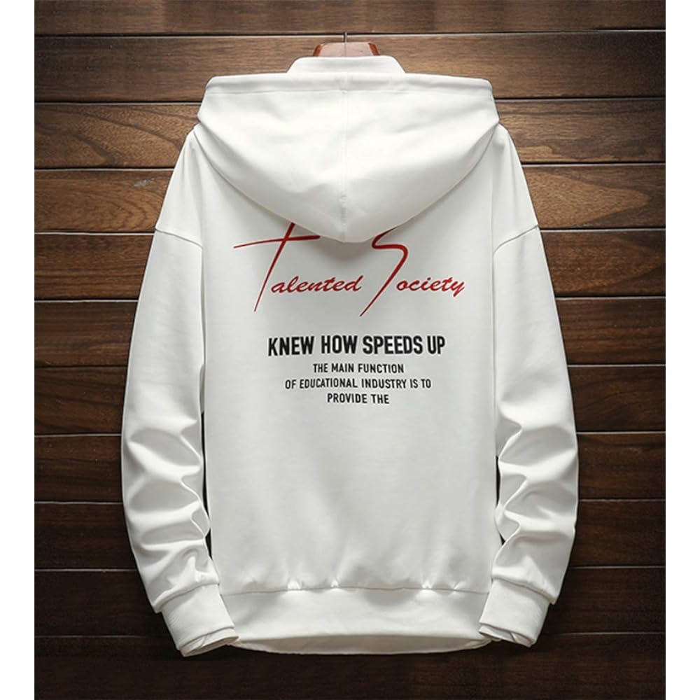 [EASTEMPO] Men's Parka, Long Sleeve, Pullover, Loose, Spring, Hooded, Thin, Large Size