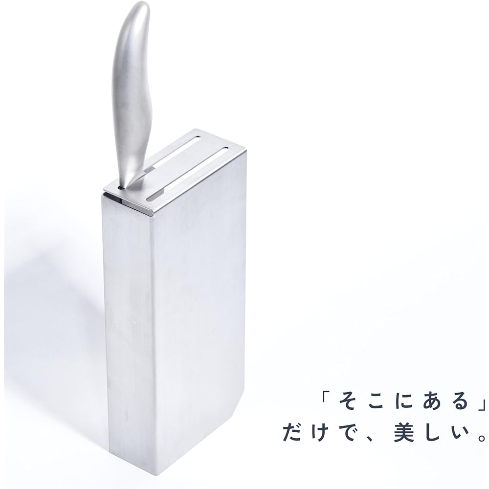 [Beautiful just by being there] MagoroLabo Knife Stand Magnet [Made in Japan] Stainless Steel Slim Floating Storage Stylish Knife Holder Knife Storage Knife Holder Magnet TETUTO ML-079