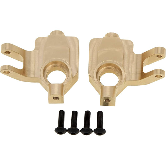 MEUS RACING UTB18 Upgrade Brass Portal Steering Knuckle 33g/pc AXIAL UTB18 Capra Trail Buggy #AXI212010 Upgrade Parts Gold