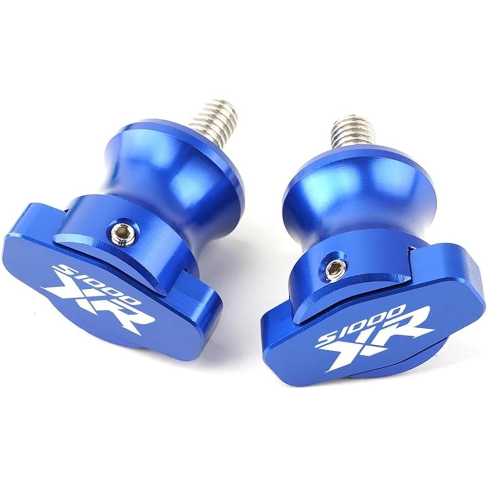 Bike Stand Swing Arm Slider 8mm Motorcycle Accessories Swing Arm Spool Slider Stand Screw For S1000XR S1000RR S1000R HP4 2014 2015 2016 2017 2018 2019 (Color: Titanium)