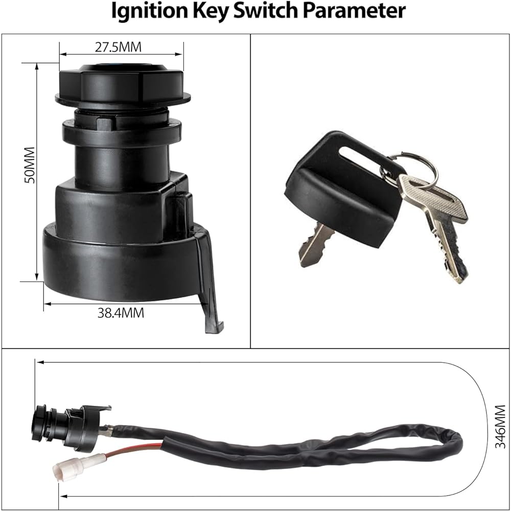 1pcs W35-K02 Ignition Key Switch for Yamaha Raptor 660 YFM660 2001-2005 ATV Yamaha Raptor 700 YFM700 2006 2007 2008 Yamaha Warrior 350 YFM350 2002 2003 2004