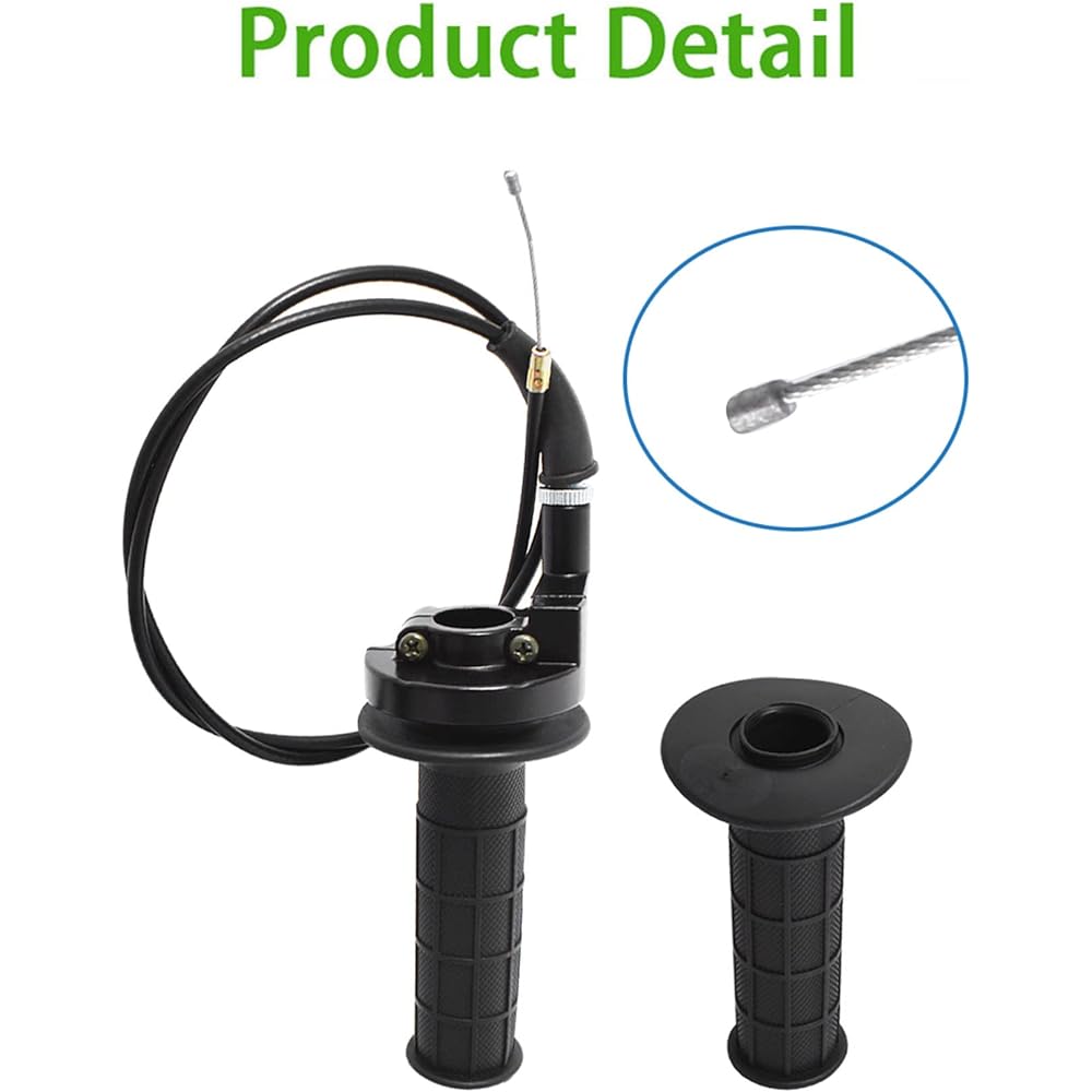 marddpair Throttle Hand Grip Cable Clamp Kit Replacement for Coleman CT200U Trail 200 Mini 196cc 1 Pair