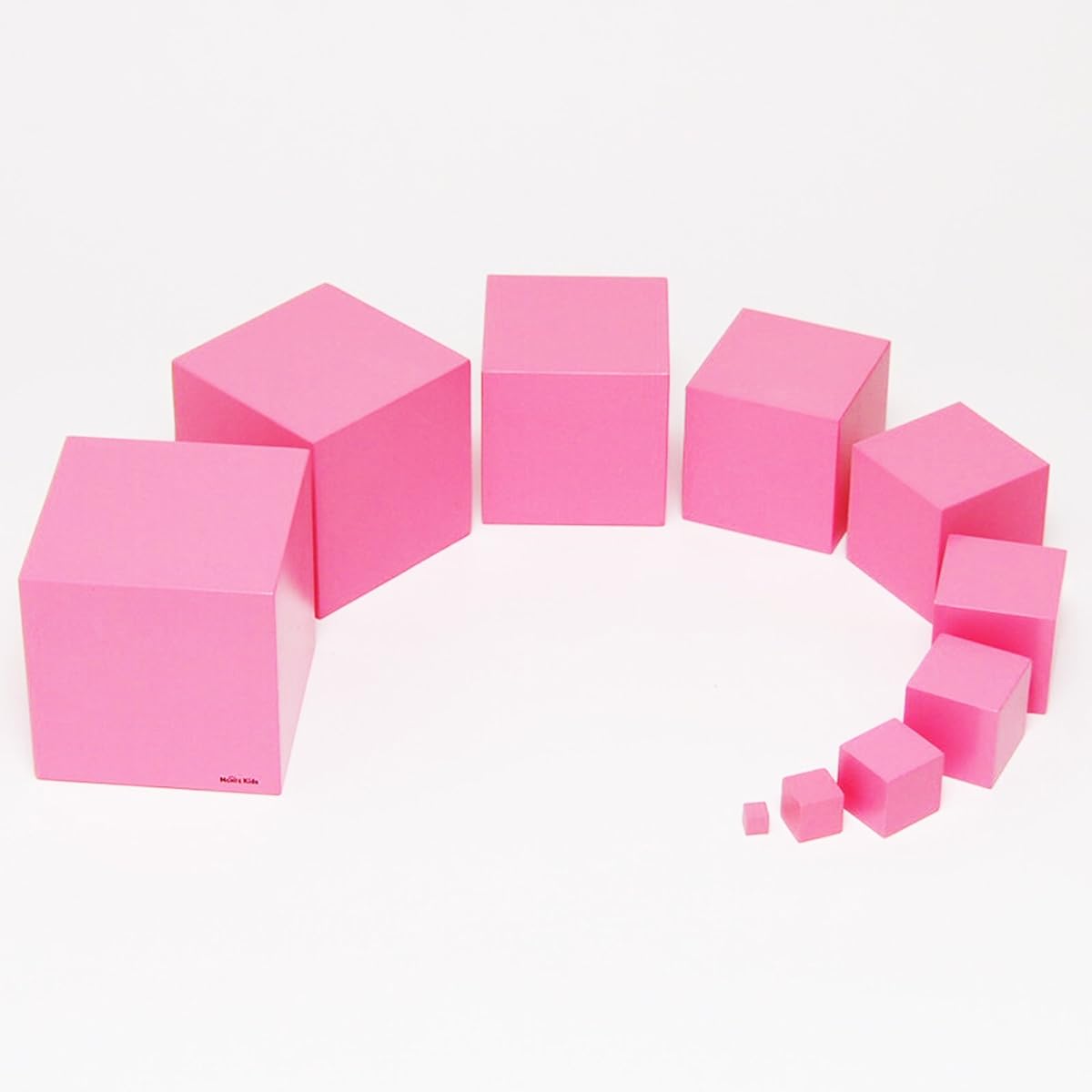 [MONTE Kids] Montessori teaching tools - Pink Tower Small Household size - Montessori Monte Kids Educational supplies Learning supplies Authentic teaching materials Mathematics Montessori teaching tools - Pink Tower Small