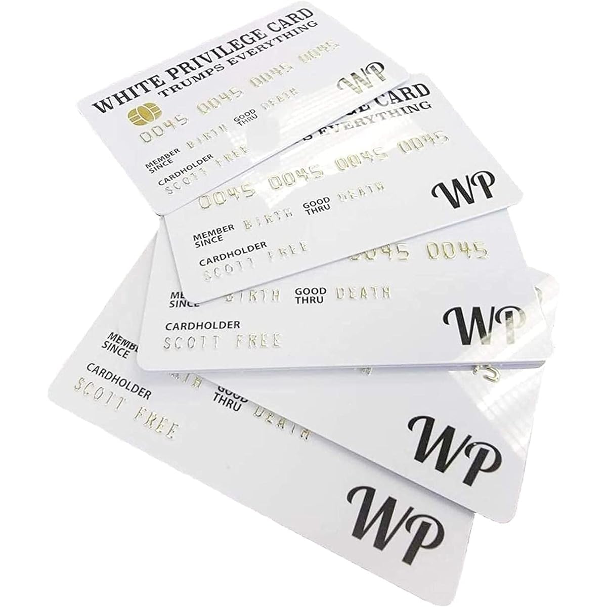 [10 Pieces] Fake Credit Cards: 3D PVC Funny Birthday Card Business Card Case Birthday Gift Men Women Funny Gift Card Credit Card Sleeve 3.34" x 2.16" Drop