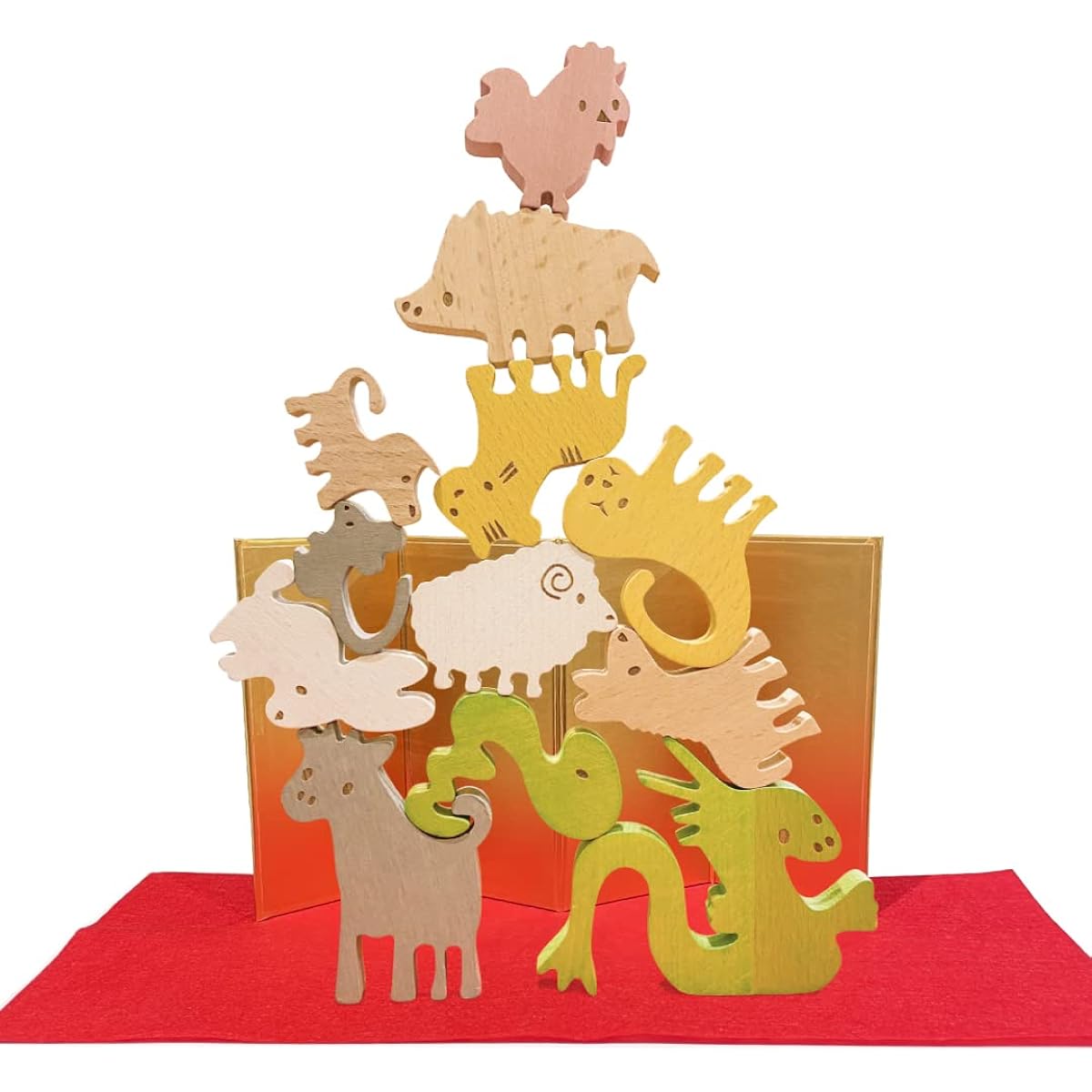 Goodsman [MIND BLOCKS] Heart Building Blocks of the Zodiac (with gold screen and red carpet)