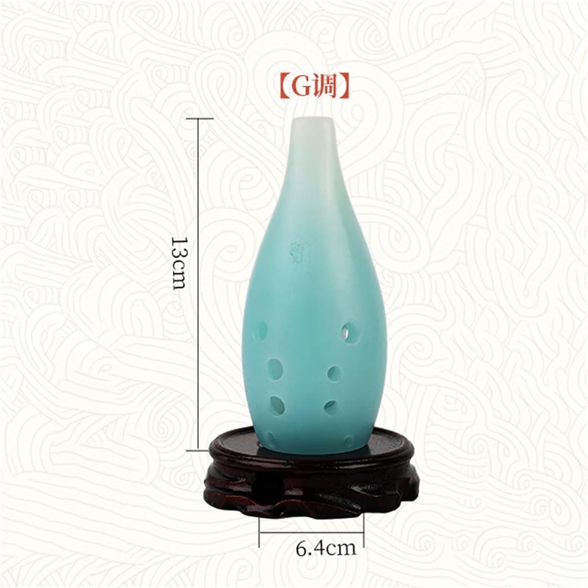 Full Mouth Xun 10 Hole Resin G-Tune Pottery Xun Playing Type Beginner Portable Ocarina Wind Instrument Ocarina Musical Instrument (2)