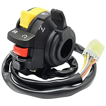 M MATI Left Handlebar Start Stop Headlight Switch for Suzuki Eiger 400 Kingquad 400 Vinson 500 Ozark 250 Quadsport 250 Quadmaster 500 Quadrunner 500 LT-A LT-F LT-Z 37400-27H00 37400-09F02