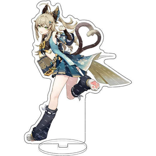 Rainteam Genshin Impact Character Acrylic Stand Figure Colorful and Exquisite Character Design Great for Game Fans' Collection