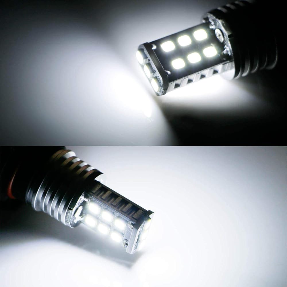 iJDMTOY Xenon White 15-SMD LED Replacement Compatible with Volkswagen: 2011-2018 MK6 Mk6.5 Jetta As Daylight DRL
