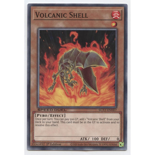 Volcanic Shell - SGX1-ENH07 - Common - 1st Edition.