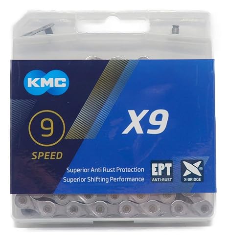 KMC X9 Chain 9S/9 Speed/9 Speed 114Links (EPT(ANTI-RUST)) [Parallel Import]