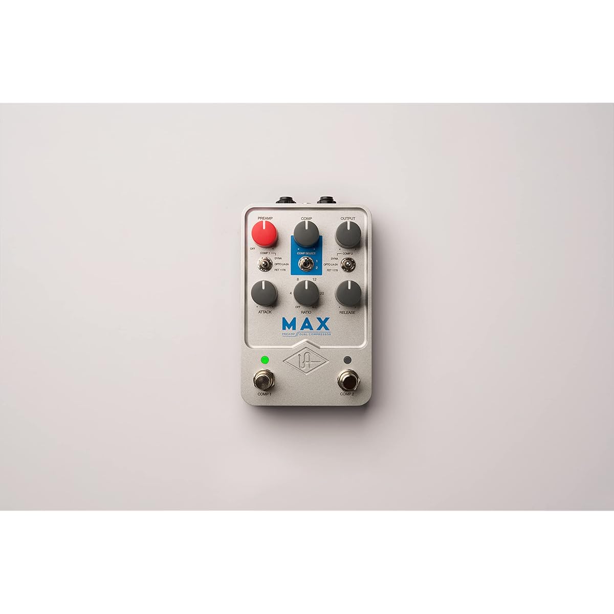 Universal Audio UAFX MAX Preamp and Dual Compressor Compressor Pedal Effects Pedal [Official Japanese Product]