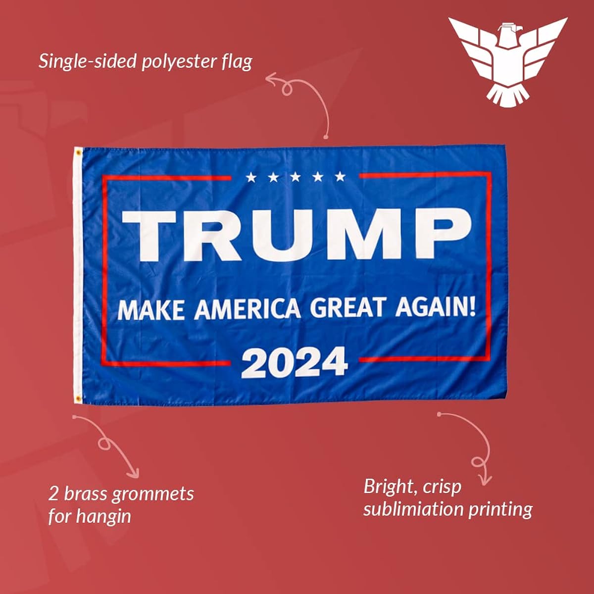 Make America Great Again Trump 2024 Flag
