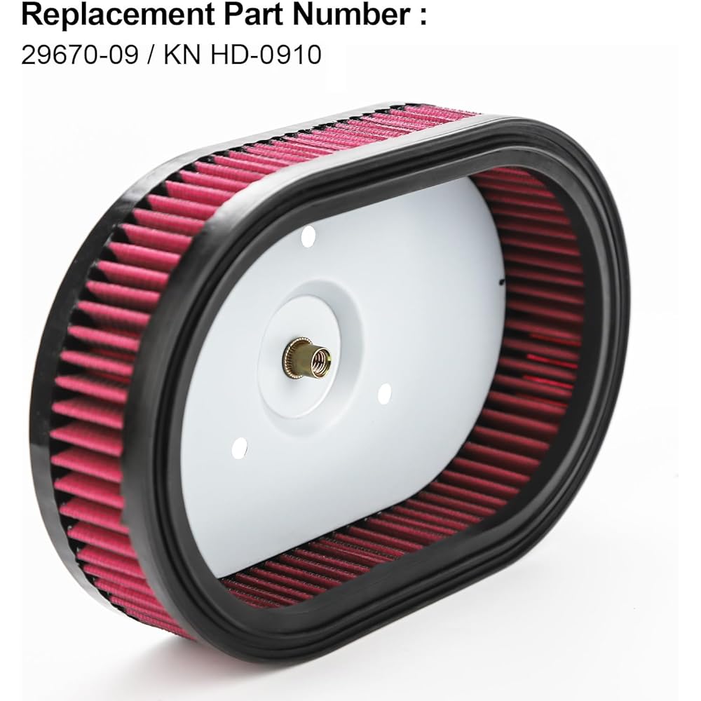 High Performance Air Filter HD-0910 Harley-Davidson Fat Bob Dynalow Rider Wide Glide Switchback CVO Limited