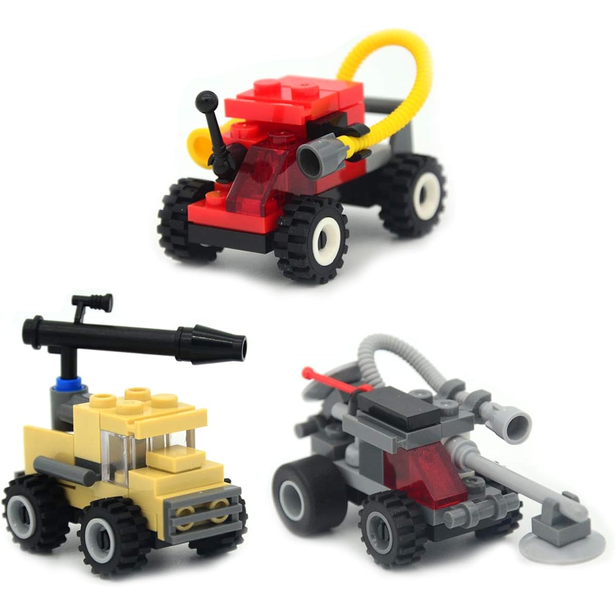 Set of 20 miniature vehicles to build, building blocks, party supplies, birthday gifts, candy bags