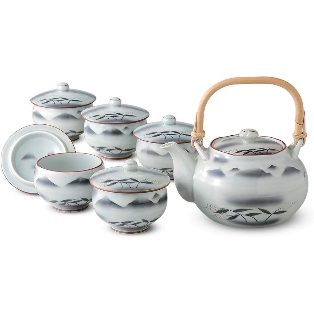 Ranchant Ten Kumide Set Gray Overall: Φ8.5x8(cm) Renzan Arita Ware Made in Japan