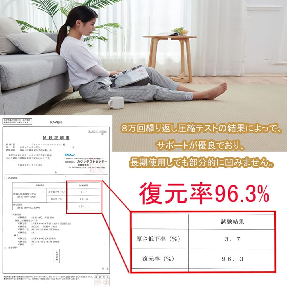 Carpet Rug Rug Mat 1.5 Tatami 130 x 185cm Extra Thick 35mm Hot Carpet Cover Washable Non-Slip Carpet Compatible with Floor Heating All Seasons Flannel Dark Beige aicomri