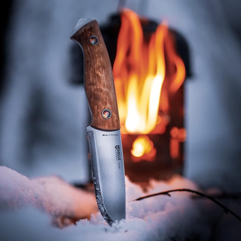 Full tang knife Helle knife Utvaer Camping knife Outdoor knife