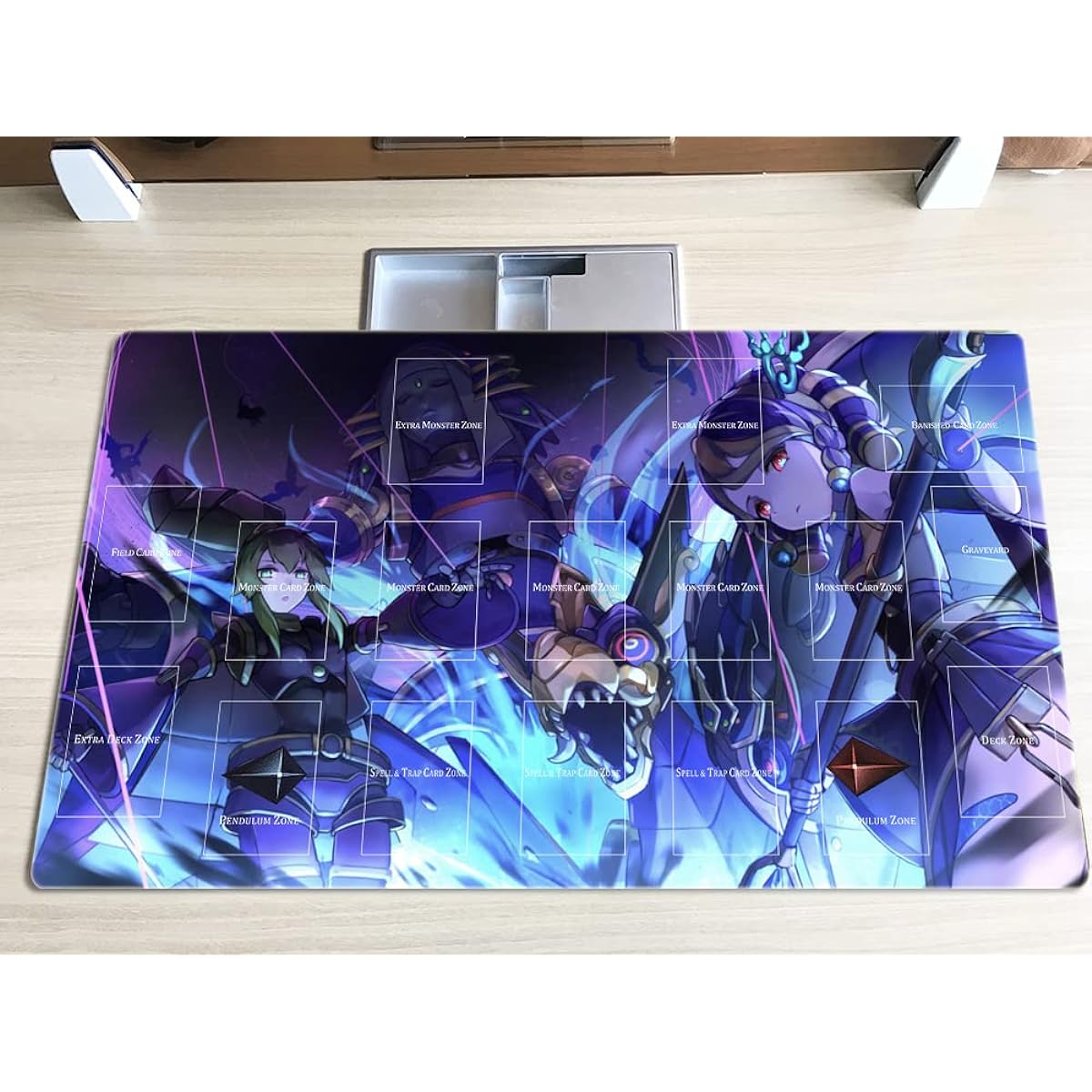 Mlikemat Duel Playmat Shadle Deck TCG CCG Trading Card Game Mat + Free Bag
