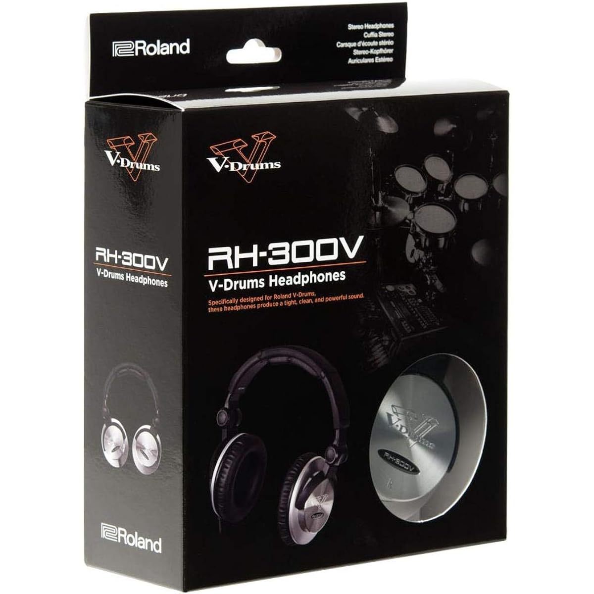 Roland V-Drums Headphones Sealed Dynamic Headphones RH-300V