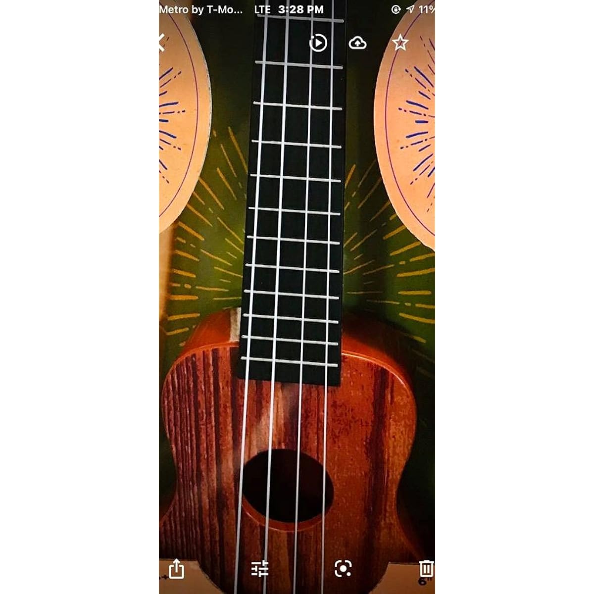 Gener8 Toy Ukulele 6" x 16"