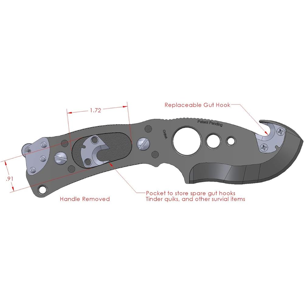 Outdoor Element Outdoor Camping Knife Phoenix Talon Survival Knife [Genuine Japanese Product] 61113