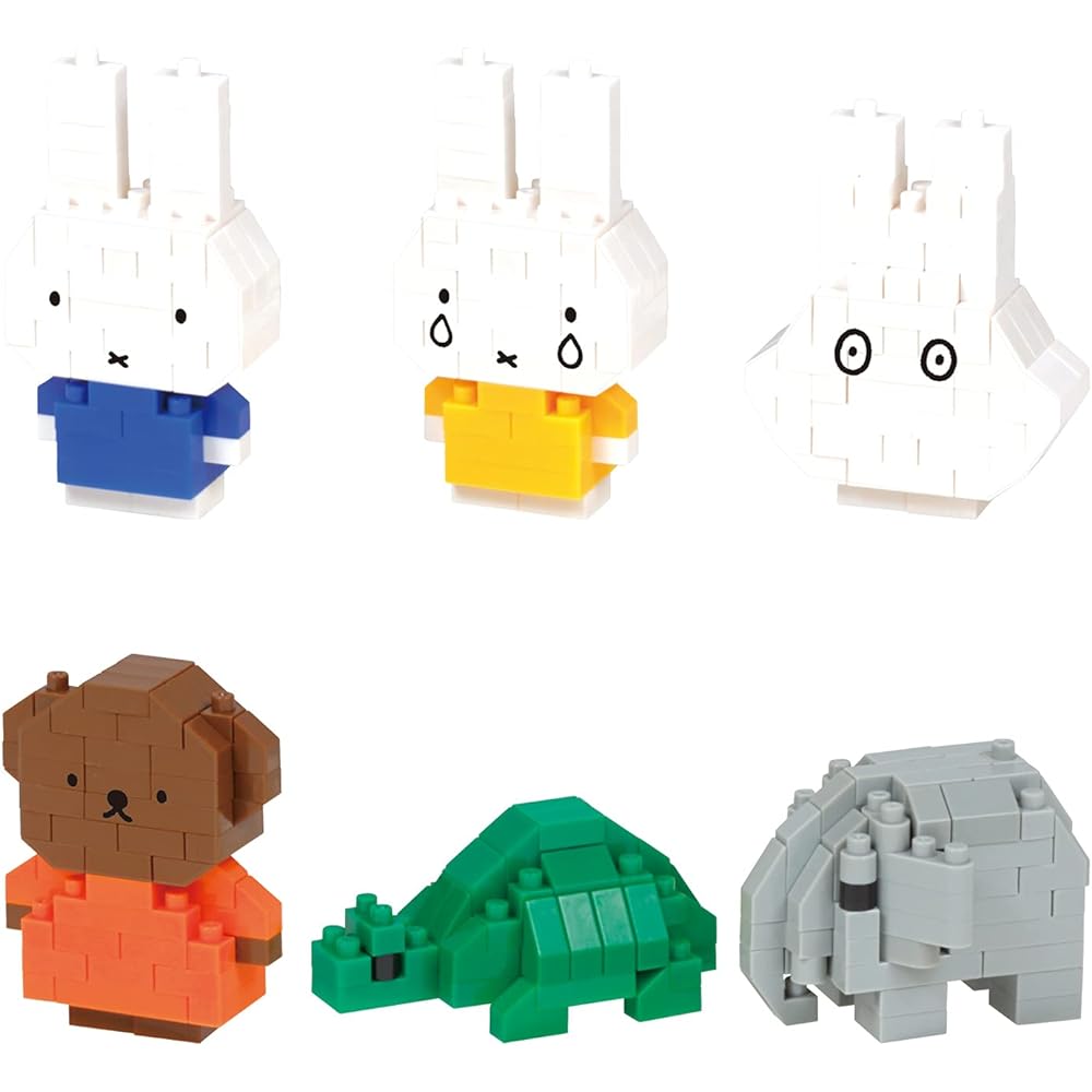 [Nano Block Miffy Set] Kawada Mini Nano Miffy (BOX) NBMC_27SBOX product 1BOX = 6 pieces, total 6 types + Mini Nano Miffy vol.2 (BOX) NBMC_41S1BOX = 6 pieces, total 6 types