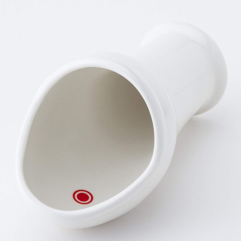 SANART Interesting Tableware ``Toilet Shape'' Tumbler with Shooting Spot White 280ml SAN2633