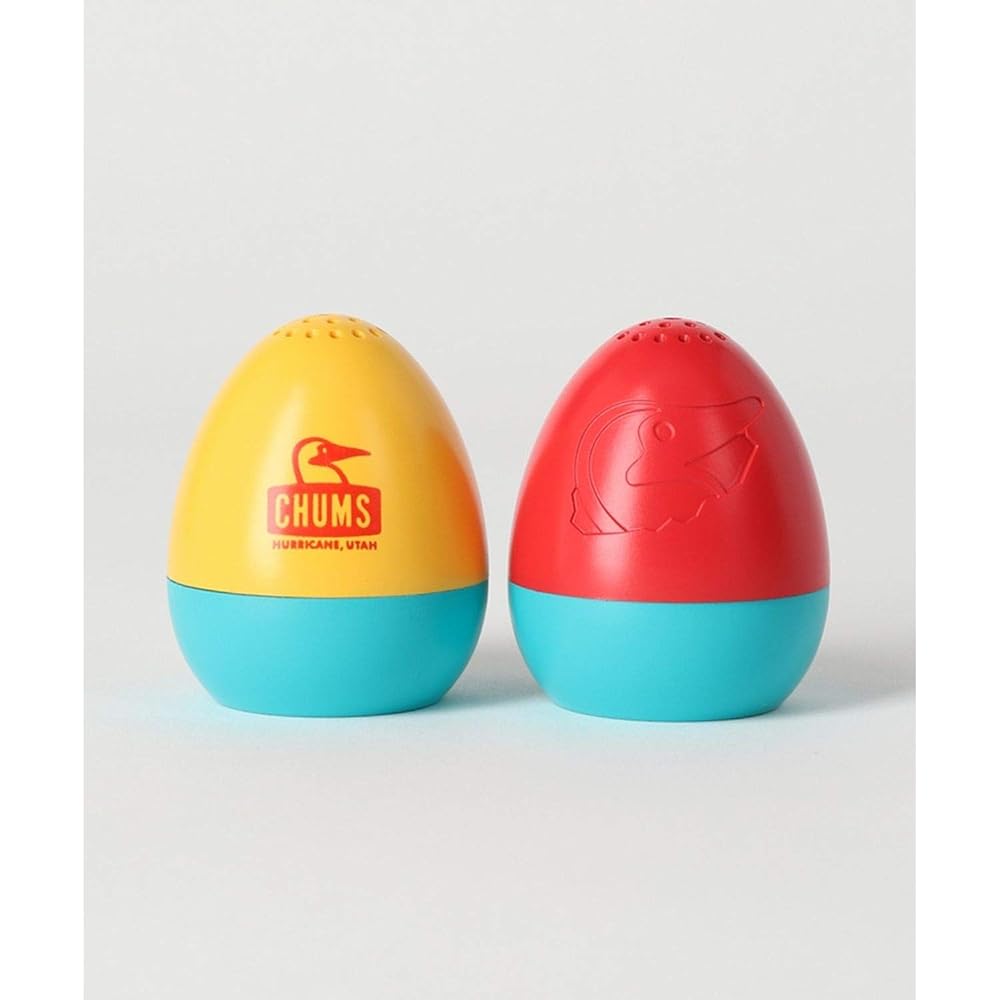 CHUMS Booby Egg Salt & Pepper CH62-1456-0000-00 Egg case: H7.5 x W15 x L11cm, Spice case: H5.5cm (Diameter 4.8cm)
