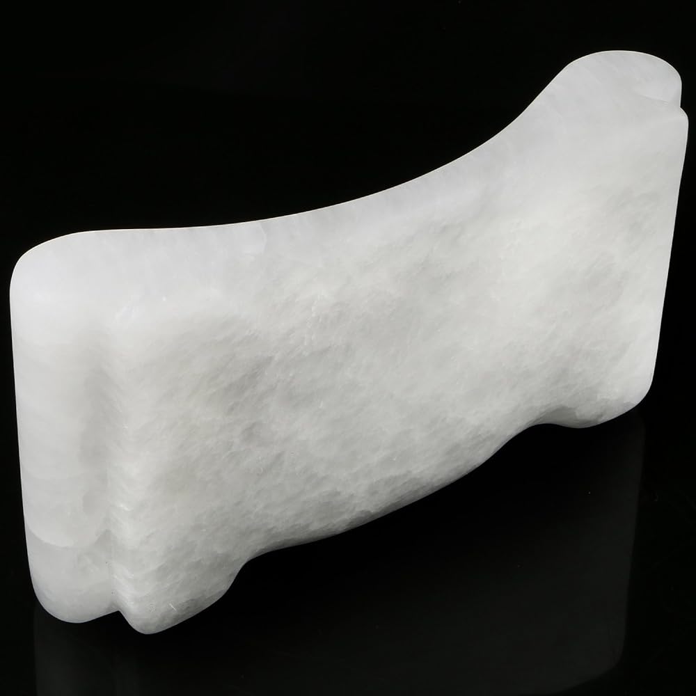 EnergyPower Natural Stone Plaster Hard Pillow, Healthy Pillow Shaved from Carefully Selected Rare Natural Plaster, Cool and Comfortable Cooling Effect, 3D Shape Fits Your Body, Good Sleep, Easy Sleep,