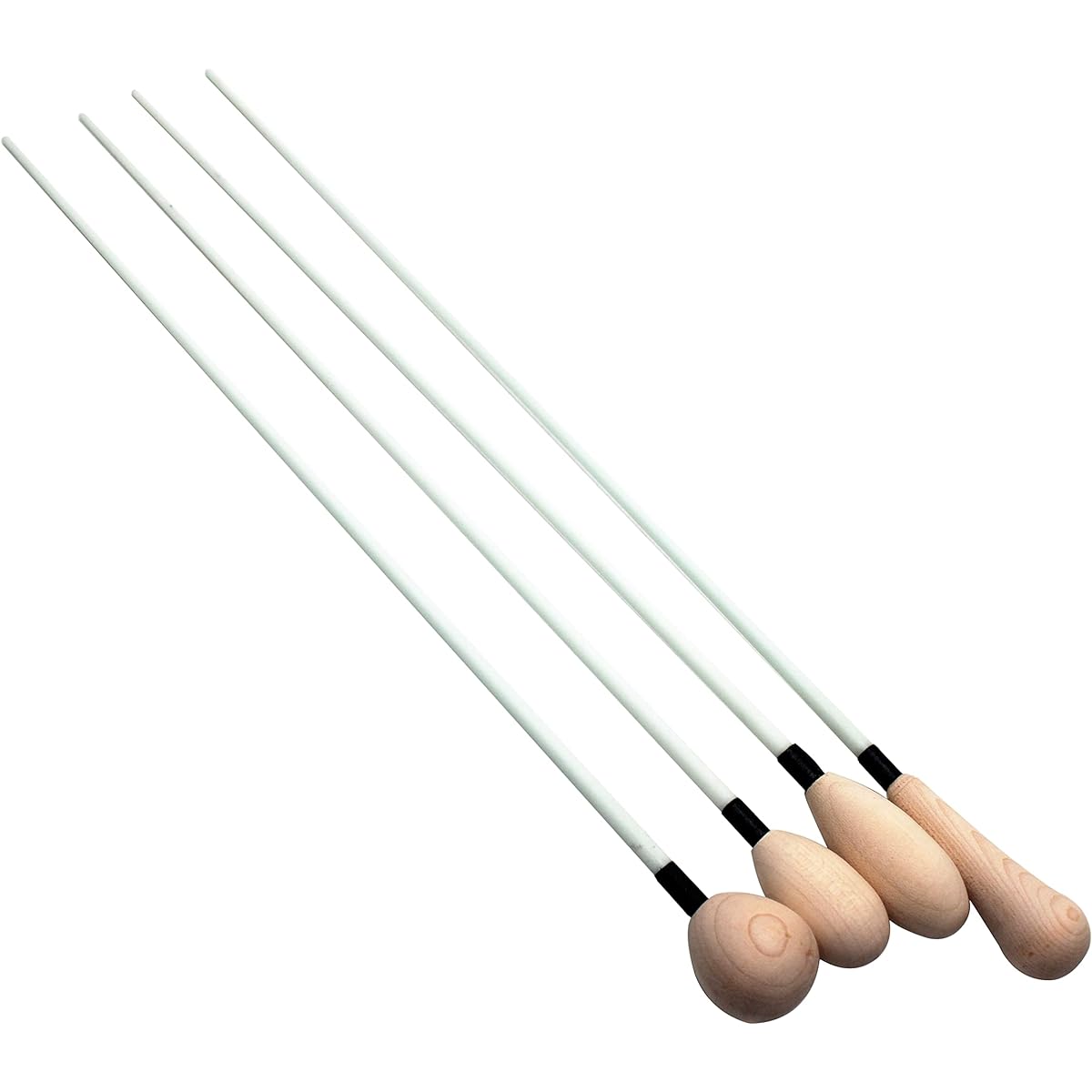 TUOREN Conductor Orchestra Baton 15 Inch Music Conductor Baton with Solid Wood Handle 4 Pieces