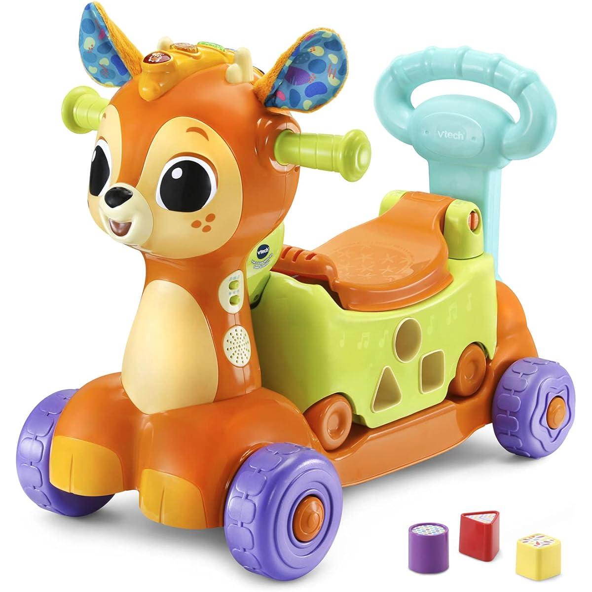 VTech 4-in-1 Grow-with-Me Fawn Scooter (Frustration Free Package)