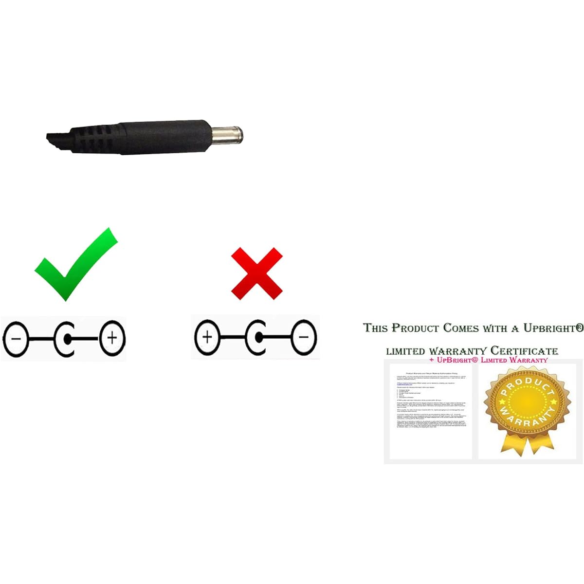 UpBright 12V AC/DC Adapter Compatible with Lorex BX1202500 LHV210800 LHV2000 LHV2104 LHV21041T FLIR M3108E-D ECO4 960H LH150 LH158000 LH034 DVR Security System CCTV Camera 12VDC 2 VDC .5A 30W Power Supply
