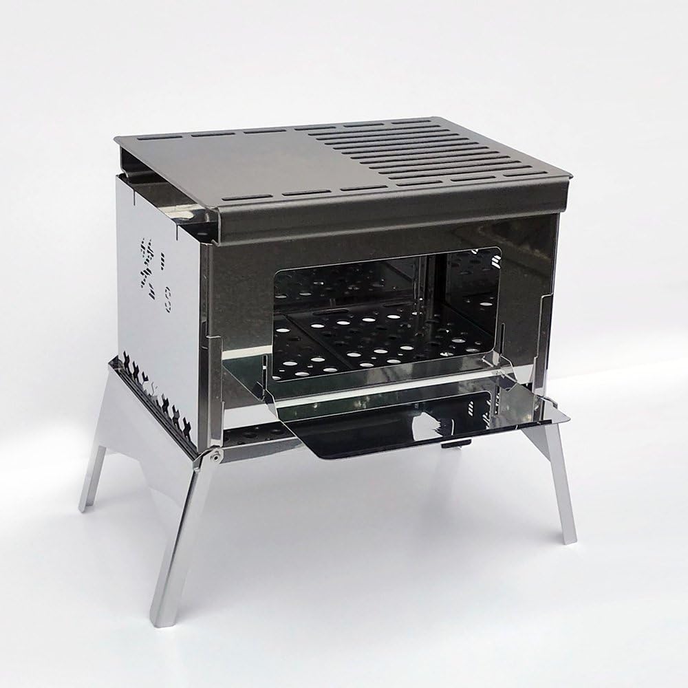 Sho's Compact Bonfire Grill "B-GO" Grill Plate 3 Piece Set/SHO-006S