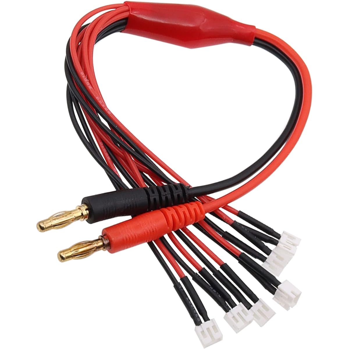 Treehobby 2Pcs 6X JST-PH Connector 4mm Banana Connector Parallel Battery Charging Cable 25cm