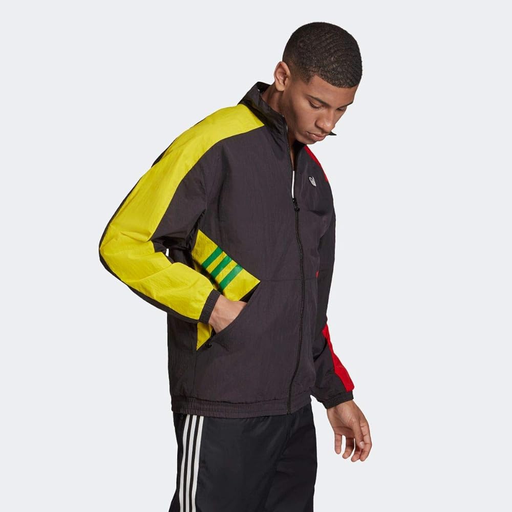 adidas ORIGINALS TOLIMA-02 TRACK TOP×PANTS Track top x track pants top and bottom set jersey M (167-173cm) Domestic genuine product IYC32×35 Black