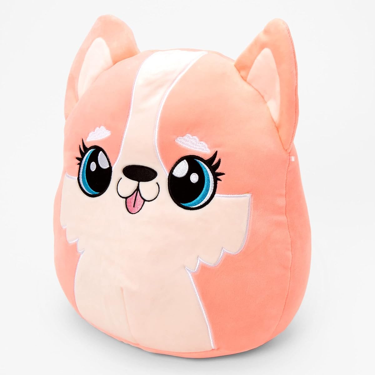 Claire's Exclusive Squishmallow 12" Pale Orange Corgi Dog Plush
