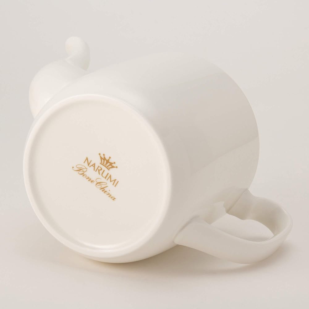 NARUMI Tea Pot Chinese Cooking Tableware White 1130cc Chinese Tea Made in Japan 9000-4295