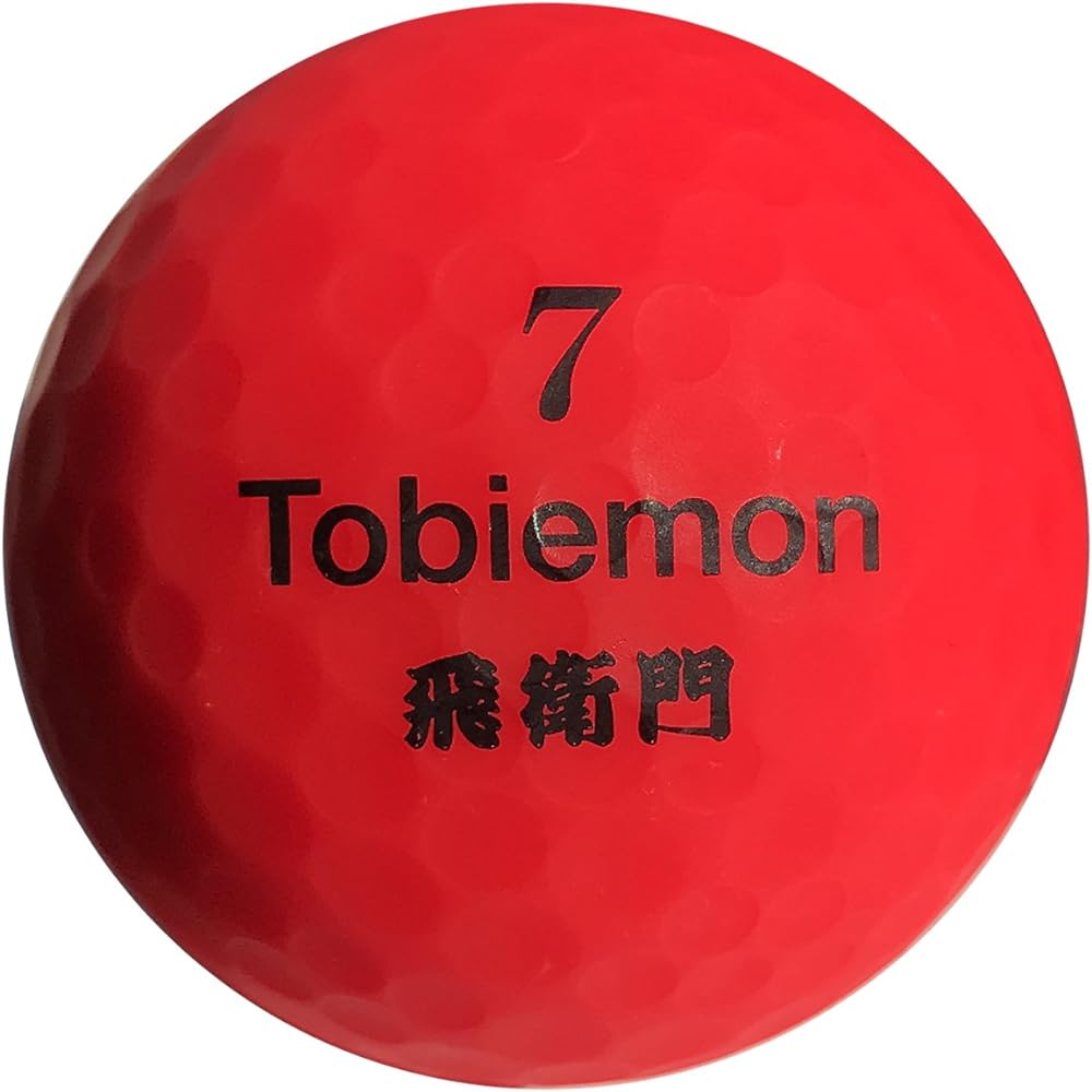 [FST Limited Model] TOBIEMON Golf Ball TOBIEMON Visibility Fluorescent Matte Color Golf Ball R&A Official Ball 2 Pieces 12 Balls Comes with Original Mesh Bag