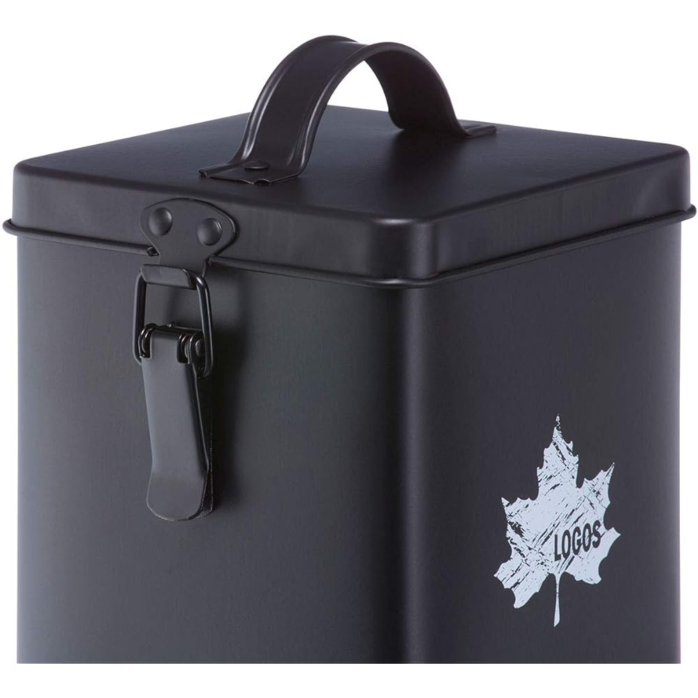 LOGOS Metal Palm BOX 81340201 Black (approx.) Width 13.5 x Depth 11.5 x Height 17cm