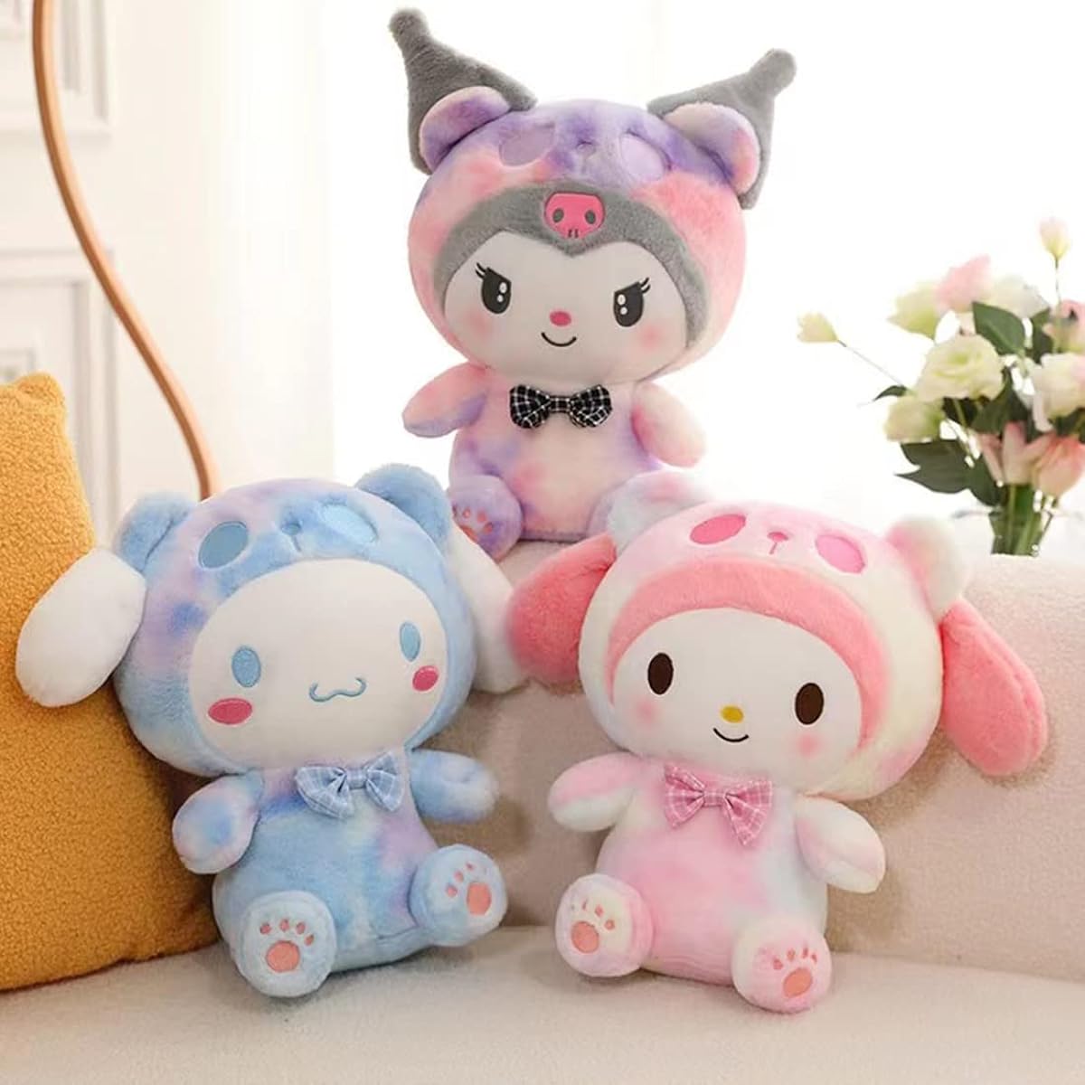 UOAO My Melody stuffed toy, My Melody toy, My Melody goods, pillow, children's birthday present, My Melody stuffed toy, super large My Melody stuffed toy, My Melody body pillow, cute, adorable, Christmas present (115cm)