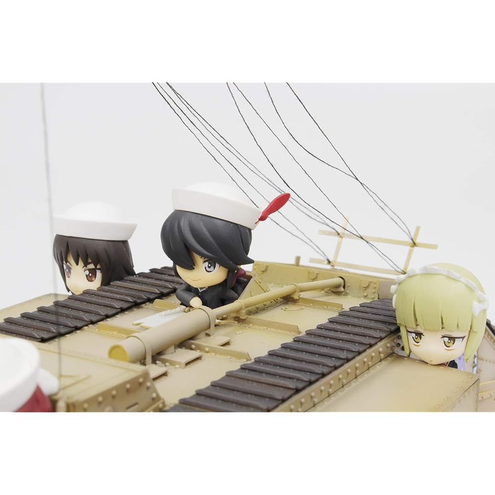 Platts Girls & Panzer Final Chapter Mk.IV Tank Oarai Girls' Academy Shark Team Petit Shark Team Special Edition 1/32 Scale Plastic Model GP-58